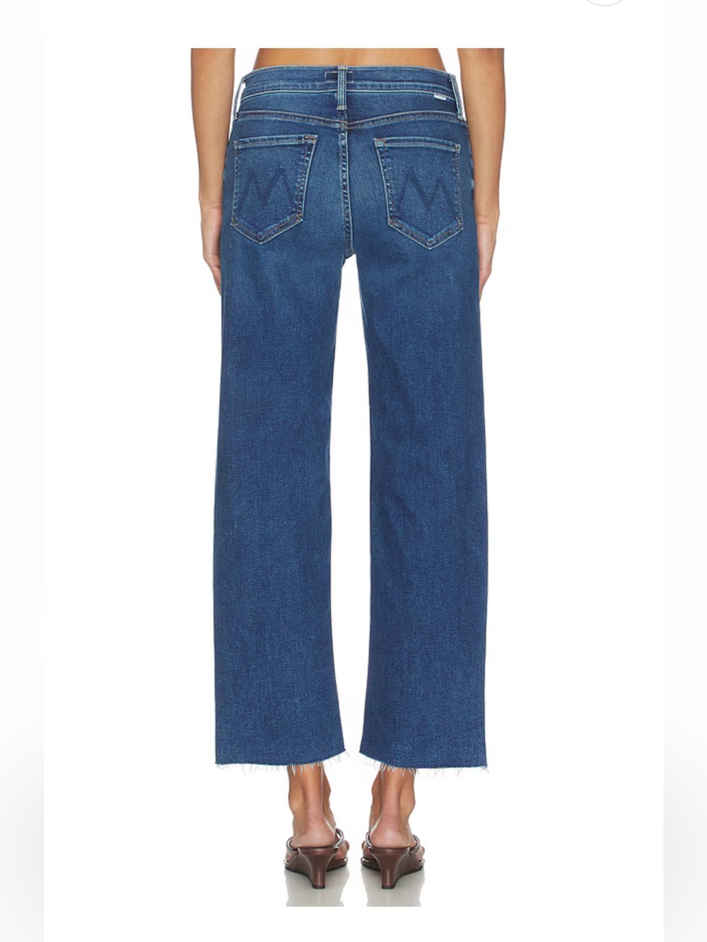 Mother “The Newbie” ankle frayed jeans in size 30 - Picture 2 of 9